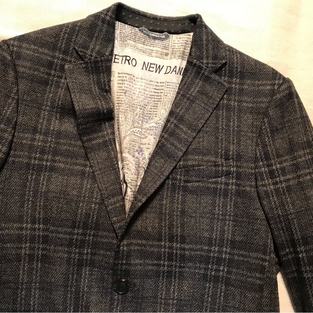 ETRO “New Dandy” Stretch Plaid Blazer ( Euro 52R)